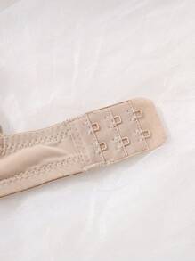 SHEIN 1 件女士钢圈聚拢文胸，舒适无缝文胸，适合小胸围