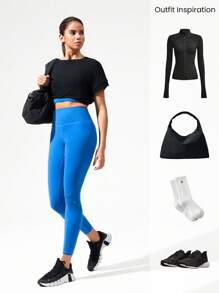 GLOWMODE 24" FeatherFit™ Low Impact 3/4 Leggings  Spring Summer - Wander Blue - View 7