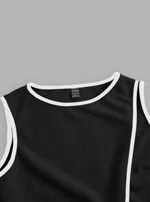 BizChic 2025秋季新款黑白撞色不对称下摆优雅时尚都市浪漫简约乡村风音乐节机场旅行婚礼宾客生日万圣节商务休闲办公室约会派对郊游返校女装上衣 - 黑色 - 查看 10