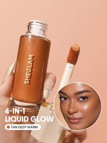 SHEGLAM Sunburst Glow 調和劑-Tan Deep Warm 品牌美妝化妝品 適合女士與女孩 - Tan Deep Warm - 查看 1
