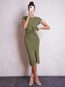Lavishia Women's Tight-Fitting St. Patrick's Day Green Mini Dress, Summer
