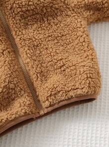 Cozy Pixies 2件套男婴保暖立领长袖外套套装，时尚百搭，适合秋冬季节穿着。 - 藍色 - 查看 5