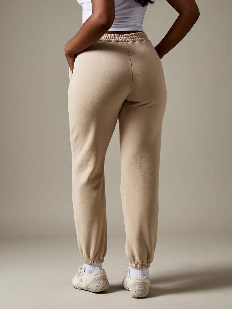 Missguided x Playboy Premium Fleece Jogger Sweatpants High Waisted Ankle Cuff Lounge Bottoms For Comfort Casual Fall Winter Streetwear