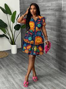 Slaydiva Casual Minimalist Women Mini Dress, Suitable For Summer Suitable For Going Out Chic Dress