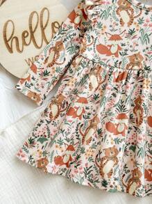 Boybabygirl 可爱休闲针织长袖连衣裙，秋冬