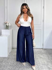 Xyvia 女式牛仔优雅复古风格裤子