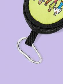 SCOOBY-DOO X SHEIN Coin Purse With Safety Buckle And Zipper Pocket, Multi-Function Pouch, Coin Collection Organizer, Suitable For Both Men And Women - Multicolor - View 5