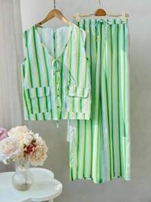 Women Two Pieces Outfits For Daily Wear - Multicolor - View 6