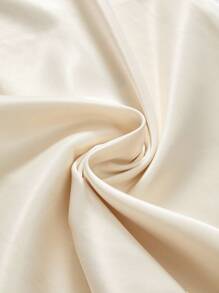 ROMWE Avant 大码夏季时尚标语印花蕾丝花边吊带背心连衣裙 - 杏色 - 查看 6