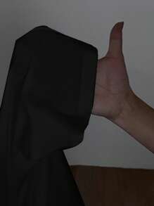 SHEIN EZwear Quần legging đen cạp cao cỡ lớn thường ngày - màu đen - Xem 7