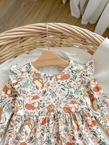 Boybabygirl 可爱休闲针织长袖连衣裙，秋冬