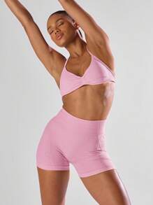 Musera Sport 高腰迷你短裤，舒适运动健身，适合健身房、跑步、网球、板式网球、匹克球、瑜伽、普拉提等运动，秋季日常休闲穿着。