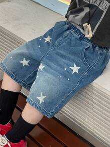 Dazy Kids Young Boys Size Denim Shorts - Medium Wash - View 7