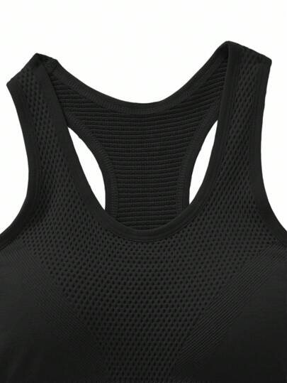 Easithlete Women Seamless Sports Bra, Workout Gym Tops Crop view 4