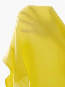 Tween Girls Chiffon Yellow Polo Collar Shirt And Casual Pants Set, European And American Street Style, Suitable For Spring/Autumn - Multicolor - View 7