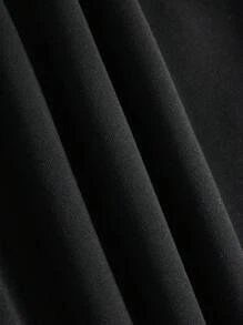 BATMAN X SHEIN Young Boy Casual Cartoon Graphic Hoodie Sweatshirt, Suitable For Autumn/Winter Fall - Black - View 6