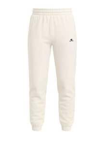 Champion Quần Jogger lưng thun co giãn màu trơn cho nữ, dáng rộng, dây rút - Màu be - Xem 4