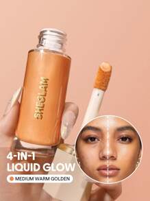 SHEGLAM Sunburst Glow 調和劑-Medium Warm Golden 品牌美妝化妝品 適合女士與女孩 - Medium Warm Golden - 查看 1