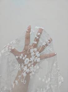 Rafferiza 2 件套：蕾丝刺绣连衣裙，带束腰和长袖连衣裙，优雅女士