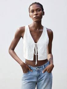 Maija 2025春夏新款休闲时尚舒适女式衬衫 - 白色 - 查看 1