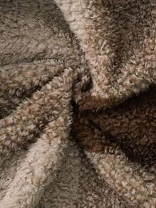 Sparklyn 2 件套年轻女孩格子毛绒长袖夹克和背带裤，休闲装 - 彩色 - 查看 7