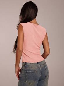 SHEIN Forever 21 海滩度假 夏季文艺复兴博览会 乡村音乐会 Y2K 上衣 毕业季外出甜心上衣 音乐节机场 复活节波西米亚风夏季上衣 女士夏季上衣 夏季母亲节毕业上衣 教堂女士女士上衣 - 粉色 - 查看 2