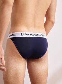 DrisQ Men's Sexy Underwear With Letter Printed Waistband