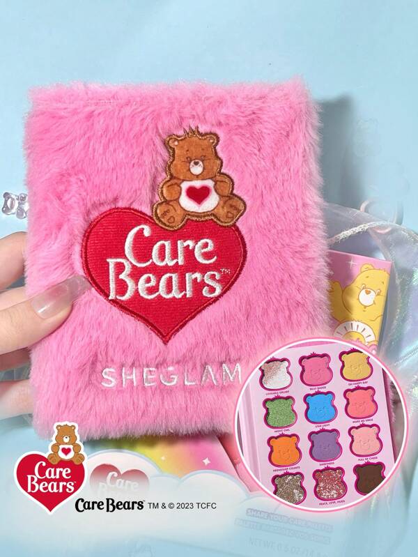 Care Bears X SHEGLAM Share Your Care Palette 12-Color Shimmer Matte Eyeshadow Palette Color/Colour Evenly Pigmented  Smooth  Blendable Eyeshadow Christmas Y2K Gift Eyeshadow Graduation Birthday Holiday Summer Fall Autumn Y2K Fancy Fashion Women Makeup Cosmetic Party Beach Travel Camping Outdoors School Campus Trip Festivals Decor Gift Present Rose Girl Cosplay Best Color Charm Vibe