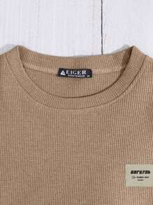 EURMUSE Bộ áo phông tay ngắn và quần short họa tiết ô vuông cổ điển dành cho nam 100% cotton - Nhiều màu - Xem 3