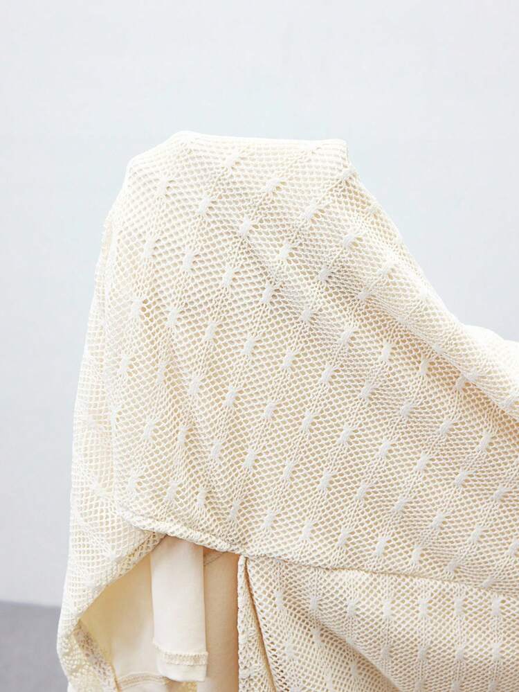 SHEIN Maija Vestido de encaje sin mangas con cuello en V, lazo y perlas, adecuado para la primavera y el verano de 2025, apto para la música del festival de Pascua, invitado de boda, brunch, aeropuerto, reunión de fiesta, vacaciones elegantes