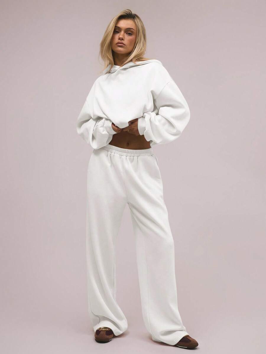 MUSERA Oversized Fleece Sweatpants Vacation Airport Casual 90's Summer Airport Fall Autumn Winter Christmas Thanksgiving