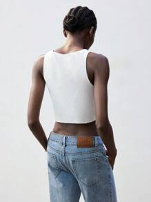 Maija 2025春夏新款休闲时尚舒适女式衬衫 - 白色 - 查看 7