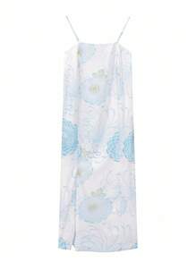 Irokai 日本女性传统印花和服浴衣，夏日祭典 - 淺藍色 - 查看 3