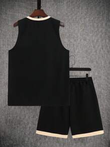 Manfinity Homme Plus Size Men's Summer Casual Colorblock Pieced Tank Top And Shorts Set Men Shorts 2 Pieces Set Men S Shorts 2 Pieces Set Men S Two Pieces Short Sets Men Two Pieces Shorts It Is Great For Couples And Makes An Excellent Gift Idea For Boyfriends Or Husbands. Tank Tops 2 Pieces Set For Plus Size Men Plus Size Men Tank Tops 2 Pieces Set Plus Size Men Tank Tops 2 Pieces Set