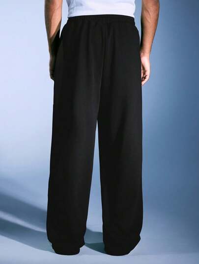Betty Boop | ROMWE Men's Casual Straight Leg Pants, 4-Season Leisure Sporty Trousers