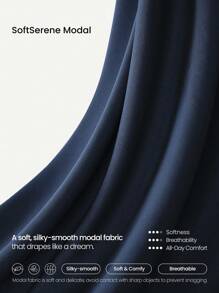 GLOWMODE 莫代尔丝绸触感阔腿高腰休闲裤，带侧袋，日常休闲秋季