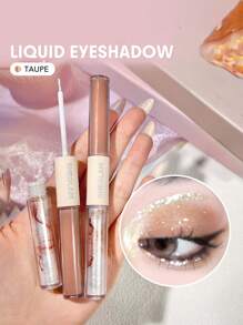 SHEGLAM Silk & Sparkle 雙頭液態眼影-Taupe 品牌美妝化妝品 適合女士與女孩 - Taupe - 查看 1