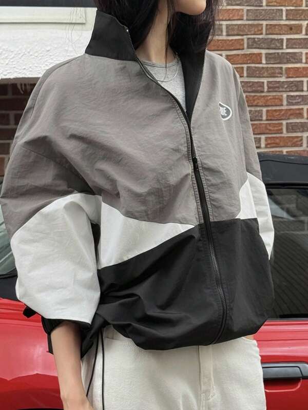 DAZY Women's Casual Sports Style Jacket, New Arrival For Back To School Season, Autumn