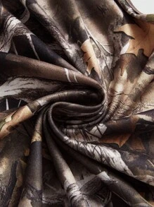 ROMWE Street Life California Chic Vintage Camouflage Pattern High Collar Halter Backless Sexy Women Tank Top - Multicolor - View 4