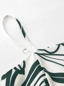 Irokai 女士传统印花和服和浴衣套装，适合夏季节日 - 墨綠色 - 查看 7