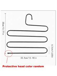 Stainless Steel Multifunctional Magic S-Type Multi-Layer Pants Rack Pants Hanger Wardrobe Organizing Rack Pants Hanger With,Spring,Minimalist,Summer Tops - Multicolor - View 5