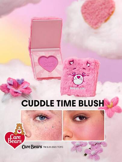 Care Bears X SHEGLAM Cuddle Time Blush-Fab-U-Lous Puder-Rouge-Palette, Hohe Pigmentierung, Lichtecht, Langanhaltend, NatüRlich Haltend, Leichtes Gesichts-Make-Up, , Weihnachten, Rosa -Rouge Rare Marke SchöNheit Make-Up Kosmetik FüR Damen MäDchen Perfekt FüR Winter FrüHling Ideal FüR Y2K Schick Elegant Mode Geeignet FüR Geburtstag Valentinstag Geschenk Karneval Fasching Party Fertig Beste Farbe