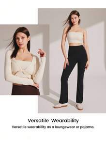 LUVLETTE Dream Curve 2ndSkin 无钢圈无缝内置文胸运动健身内衣外穿基本款自由式吊带背心套装舒适必备单品，也适合青少年女孩和儿童 - 淺灰色 - 查看 7