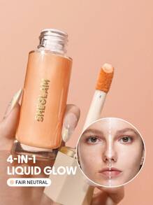 SHEGLAM Sunburst Glow Mixer-Fair Neutral Corrector 亮白保濕妝前乳 Quick Fixer 輕盈臉部妝前乳 品牌 美容 化妝 化妝品 適合女性與女孩 完美搭配夏季春季 Y2K 時尚 流行 生日 母親節禮物 假期 派對準備就緒 最佳顏色 - Fair Neutral - 查看 1