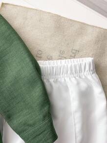 Souflis Souflis Set di 3 pezzi per bambino, composto da giacca antipioggia casual multifunzionale e comoda, camicia a maniche lunghe con colletto in lino, e pantaloni con vita elastica. Adatto per andare a scuola, occasioni casual, vacanze, matrimoni e altre occasioni. Taglia 6 mesi - 3 anni. Abbigliamento per bambini, neonati e bambini piccoli.