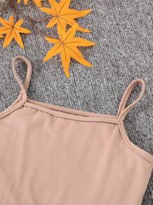 Sparklyn 2 件套年轻女孩格子毛绒长袖夹克和背带裤，休闲装 - 彩色 - 查看 5