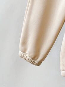 SHEIN Baby Boy Dinosaur Embroidery Elastic Waist Jogger Pants - Multicolor - View 7