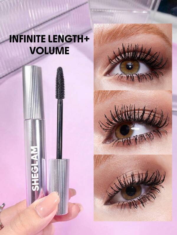 SHEGLAM Flutter Wink Volumizing Mascara Volumengebende VerläNgerung Langanhaltend Kein Verschmieren Dickes VerläNgerungsvolumen GroßE Augen Mascara Weihnachtsparty Mascara Abschluss Geburtstag Urlaub Sommer Herbst Autumn Y2K Schick Mode Damen Make-Up Kosmetik Party Strand Reise Camping DraußEn Schule Campus Ausflug Festivals Dekoration Geschenk PräSent Rose MäDchen Cosplay Beste Farbe Charme AtmosphäRe