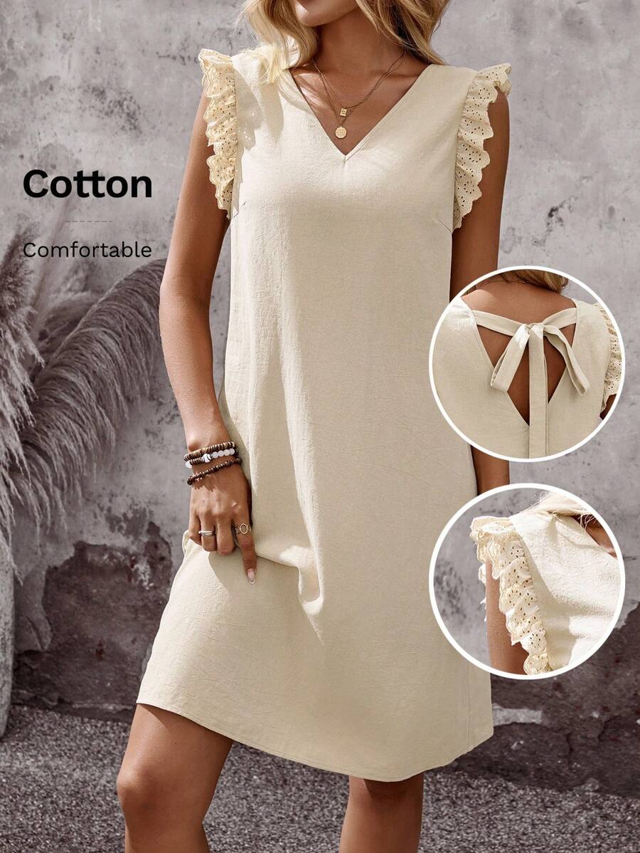 EMERY ROSE 女式迷你连衣裙 女式夏季连衣裙 度假装 女式乡村音乐会装 女式夏季服装 女式休闲连衣裙 飘逸连衣裙 外出装 圆孔连衣裙 棉质夏季连衣裙 休闲沙滩裙 女式度假连衣裙 圆孔荷叶边袖连衣裙 系带连衣裙 女式连衣裙 优雅优雅女式连衣裙 返校节连衣裙 女式休闲连衣裙 女式秋季连衣裙 度假连衣裙 女式工作连衣裙 休闲连衣裙 女式连衣裙 女式休闲连衣裙 - 卡其色 - 查看 1