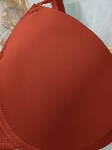 1 szt. Biustonosz damski na fiszbinach w jednolitym kolorze